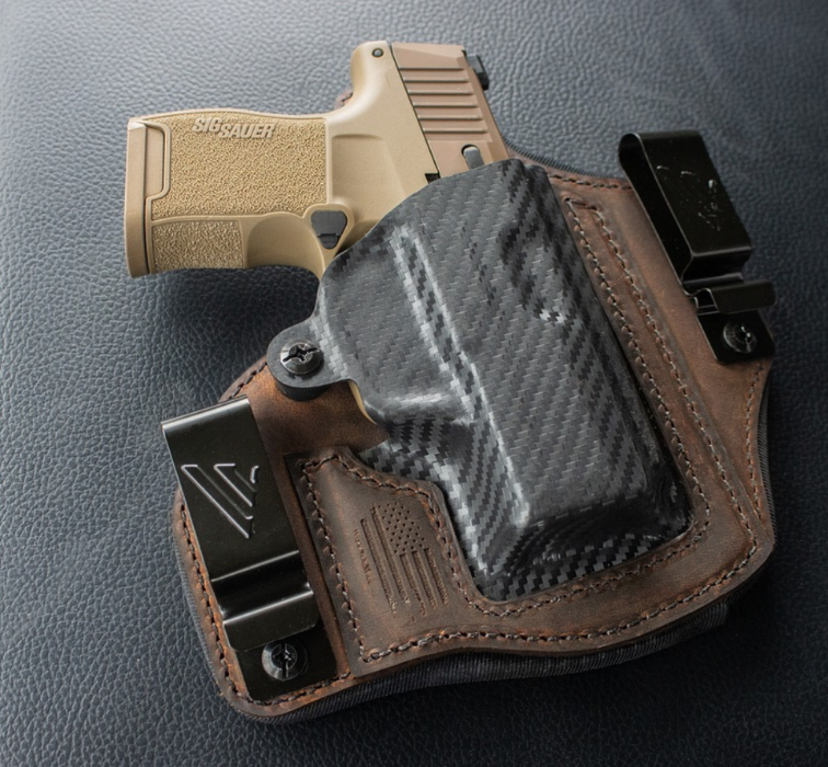 Concealed carry holster with handgun